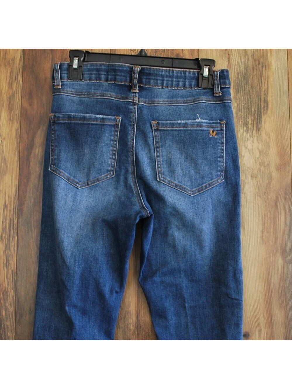 Grace and Lace High Rise Skinny Ankle Stretch Jeans 8